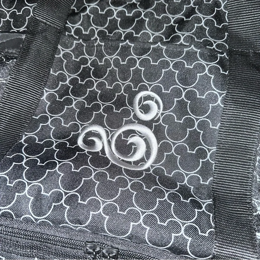 Disney Black Baby Bag with White Accents NWOT